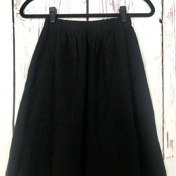 Hackwith Design House Swing Tie black cotton skirt - Picture 4 of 10